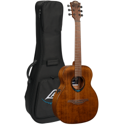 L�g TBW1TE-BRW BlueWave1 Smart Travel Guitar Akustisk-Elektrisk Rejse Guitar inkl. taske 
