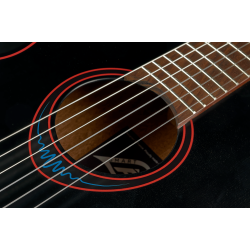 L�g TNBW1TE BlueWave1 Nylon Smart Guitar Akustisk-Elektrisk Rejse Guitar inkl. taske