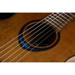 L�g TNBW1TE-BRW BlueWave1 Nylon Smart Travel Guitar Akustisk-Elektrisk Rejse Guitar inkl. taske