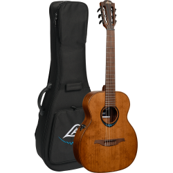 L�g TNBW1TE-BRW BlueWave1 Nylon Smart Travel Guitar Akustisk-Elektrisk Rejse Guitar inkl. taske