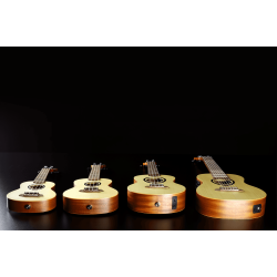 L�G TKT150E Tiki Uku Mini Guitar Slim med pickup