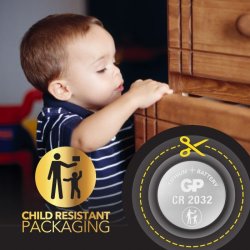 GP Batteries CR2032 3 stk. Lithium M�ntbatteri 3V