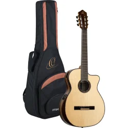 Ortega GRANDSUITE-CE The Private Room 4/4 St�rrelse Klassisk Guitar m/mikrofon &amp; lydhul inkl. taske