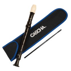 Cascha HH-2173 Plastik Blokfljte m/tysk greb inkl. taske &amp; rengringsstang