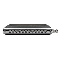 Cascha HH-2290 Kromatisk 12-48 Mundharmonica 12 huller med 48 toner (C4 - D7) inkl. etui &amp; pudseklud