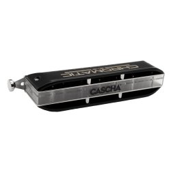 Cascha HH-2290 Kromatisk 12-48 Mundharmonica 12 huller med 48 toner (C4 - D7) inkl. etui &amp; pudseklud