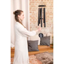 Meinl Sonic Energy HMC36BK Hamsa Meditation Chimes (90 Cm, 432 Hz, Sort) 
