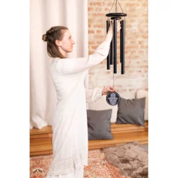 Meinl Sonic Energy HMC36BK Hamsa Meditation Chimes (90 Cm, 432 Hz, Sort) 