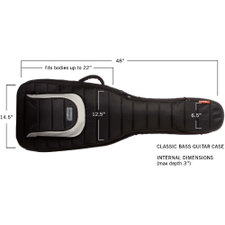 Mono M80-EB-BLK elektrisk bas taske 