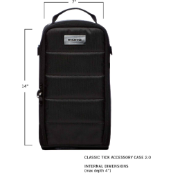 Mono M80-TICK-V2-BLK Classic Tick Accessory Case 2.0