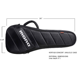 Mono M80-VUC-BLK koncert/sopran ukulele taske