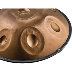 Meinl Sonic Energy HPSTL11 Sensory Handpan Stainless Steel (F Pygmy,11 Notes, 440 Hz) Vintage Copper