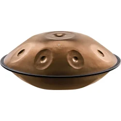Meinl Sonic Energy HPSTL11 Sensory Handpan Stainless Steel (F Pygmy,11 Notes, 440 Hz) Vintage Copper