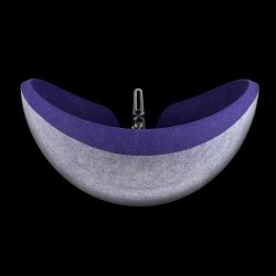 Aston Microphones HALO Reflektionsfilter &amp; Brbar Vokalkabine (lilla)