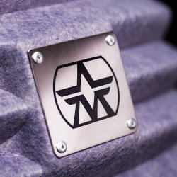 Aston Microphones HALO Reflektionsfilter &amp; Brbar Vokalkabine (lilla)