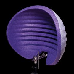 Aston Microphones HALO Reflektionsfilter &amp; Brbar Vokalkabine (lilla)