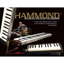 Hammond PRO-27S Elektrisk/Akustisk Soprano Melodion (27 tangenter, f2 � g4) inkl. tilbeh�r &amp; taske