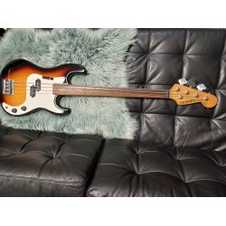 Brugt Vintage 80`s Hohner Arbor Bndls P Bas Sunburst