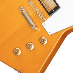 Epiphone 1958 Korina Explorer AN Inspired by Gibson Custom Elektrisk Guitar inkl. kuffert