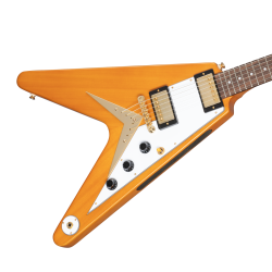 Epiphone 1958 Korina Flying V AN Inspired by Gibson Custom Elektrisk Guitar inkl. kuffert
