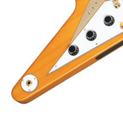 Epiphone 1958 Korina Flying V AN Inspired by Gibson Custom Elektrisk Guitar inkl. kuffert