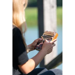 Meinl Percussion KA17CR Lydhul Design Serien Kalimba C Dur 17 Noder (Coral Reef) inkl. tilbeh�r