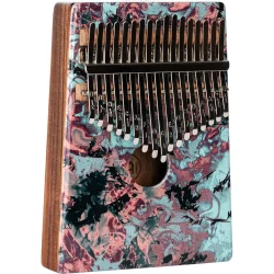 Meinl Percussion KA17CR Lydhul Design Serien Kalimba C Dur 17 Noder (Coral Reef) inkl. tilbeh�r