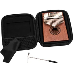 Meinl Percussion KA17SU Lydhul Design Serien Kalimba C Dur 17 Noder (Sun) inkl. tilbeh�r
