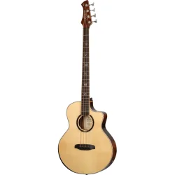 Ortega KTSM2-4 Signature Series Ken Taylor Medium Scale Akustisk bas m/mikrofon inkl. taske 