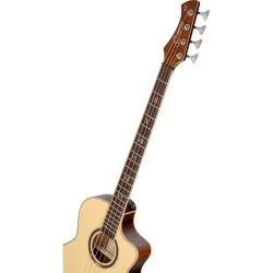 Ortega KTSM2-4 Signature Series Ken Taylor Medium Scale Akustisk bas m/mikrofon inkl. taske 