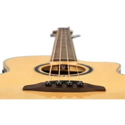 Ortega KTSM2-4 Signature Series Ken Taylor Medium Scale Akustisk bas m/mikrofon inkl. taske 