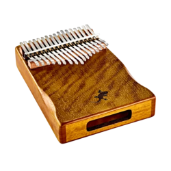 Ortega OKB3 Lizard Serien Front Lydhul Kalimba C Dur 17 Noder (Golden Phoebe) inkl. tilbeh�r 
