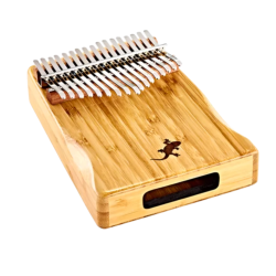 Ortega OKB2 Lizard Serien Front Lydhul Kalimba C Dur 17 Noder (Bambus) inkl. tilbeh�r