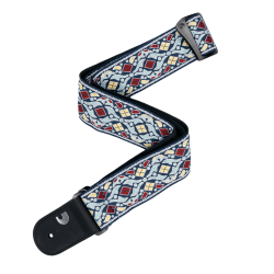 D'Addario Accessories 50RW01 Eco-Comfort Vvet Nylon 50mm Guitarrem (Navy)