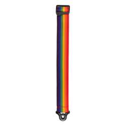 D'Addario Accessories PWSAL411 Polypro 50mm Guitarrem m/Auto Lock (Rainbow)