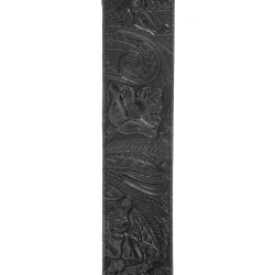 D'Addario Accessories 25LE00 Deluxe Serien Lder 64mm Guitarrem (Embossed Black)