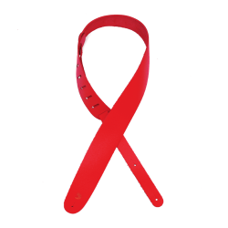 D'Addario Accessories 25BL03 Basic Collection Lder 64mm Guitarrem (Rd)