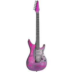 Enya Inspire Luo Tianyi Carbonfiber Elektrisk Guitar m/15 watt h�jttaler &amp; tr�dl�s bluetooth m.m. 