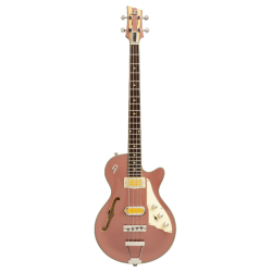 Duesenberg Alliance Series Dave Landreth 4-strenget Semi-hollow Elektrisk Bas (Catalina Sunset Rose)