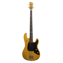 Duesenberg Alliance Series Chris Chaney 4-strenget Elektrisk Bas (Gold Sparkle)