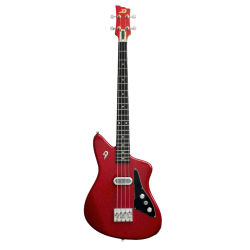 Duesenberg Kavalier Shortscale 4-strenget Elektrisk Bas (Red Sparkle) 