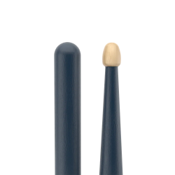 Promark RBH595AW-BLUE Rebound 5B Painted Hickory Acorn Wood Tip Trommestikker (Blue)