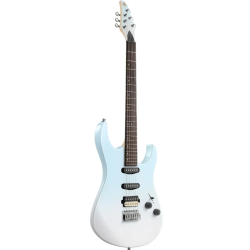 Donner DMT-66 Elektrisk Guitar m/HSS konfiguration inkl. taske &amp; tilbeh�r (Blue-White)