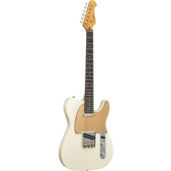 Donner DTL-600 TL-Style Elektrisk Guitar inkl. taske (Vintage White)
