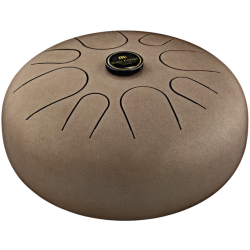 Meinl Sonic Energy STD3VB 12" Steel Tongue Drum (G-dur, vintage brun) inkl. taske &amp; k�ller