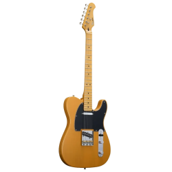 Donner DTL-600 Elektrisk Guitar inkl. taske (butterscotch blonde)