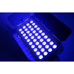 Algam Lighting ARCHITEK600V-IP Udendrs LED Wash Projektor (40 x 15W RGBW IP65 LED) inkl. tilbehr