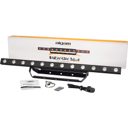 Algam Lighting BARWASH36-II LED Wash Bar (12 x 3W RGB LED'er) inkl. tilbehr 