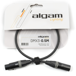 Algam Lighting DMX3-0.5M 3-pin DMX Kabel (0,5 meter)