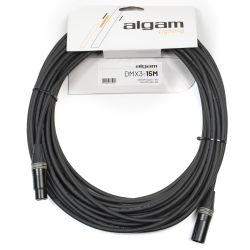 Algam Lighting DMX3-15M 3-pin DMX Kabel (15 meter) 